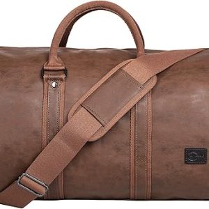 seyfocnia Convertible Travel Garment Bag,Carry on Garment Duffel Bag for Men Women - 2 in 1 Hanging Suitcase Suit Business Travel Bag